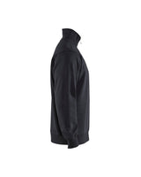 Blåkläder 3365 Sweater mit Half-Zip – schwarz