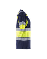 Blåkläder Damen 3410 Warnschutz T-Shirt – marine/gelb