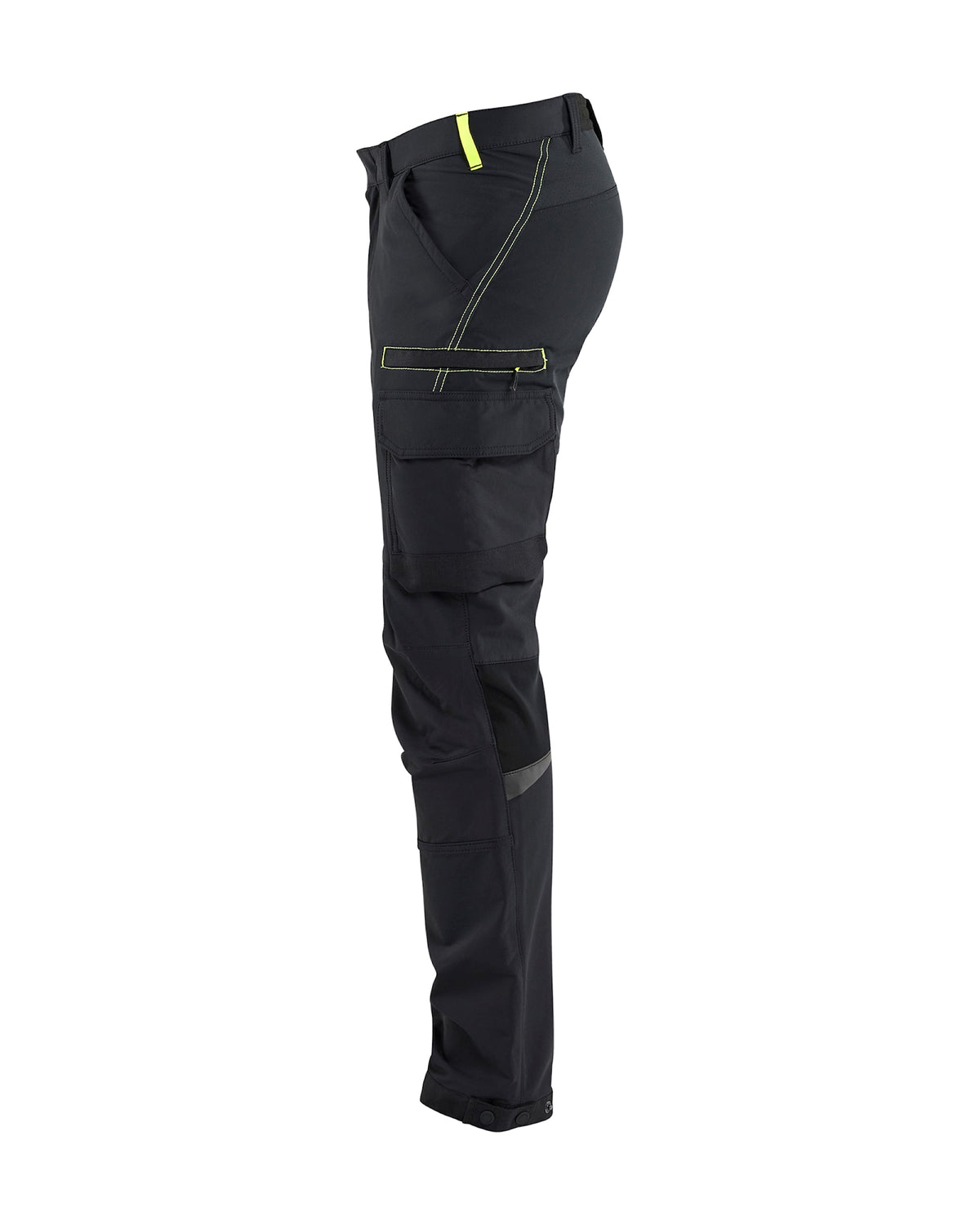 Blåkläder 1422 Stretch Servicehose – schwarz/gelb