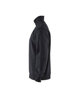 Blåkläder 3365 Sweater mit Half-Zip – schwarz