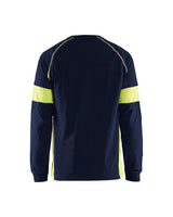 Blåkläder 3520 Langarmshirt – marine/gelb