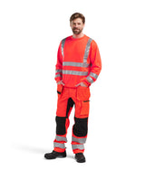 Blåkläder 3341 Warnschutz-Pullover – rot