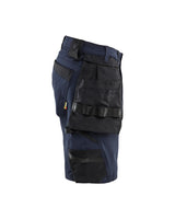 Blåkläder 1702 Arbeitsshorts – dunkelmarine/schwarz