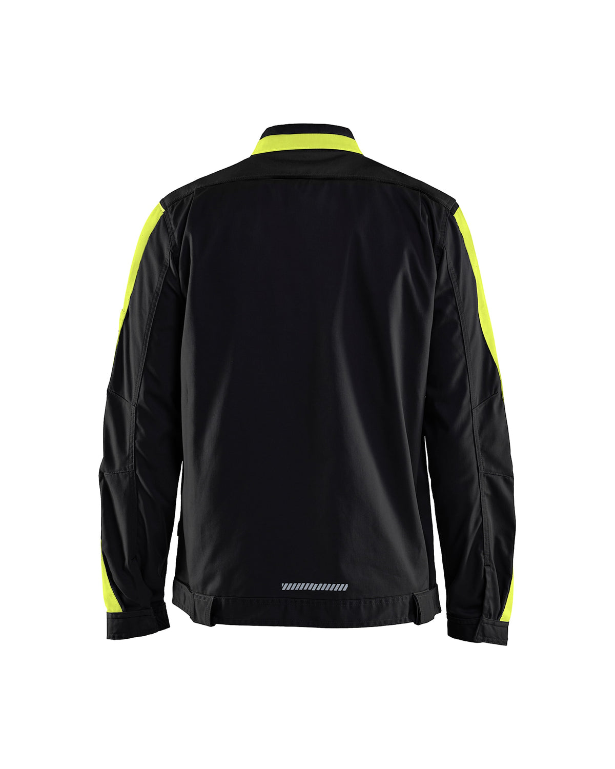 Blåkläder 4444 Industrie Stretch Bundjacke – schwarz/gelb