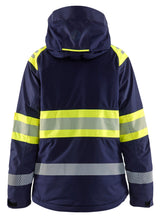 Blåkläder Damen 4470 Warnschutz Winterjacke Kl 1 – marine/orange