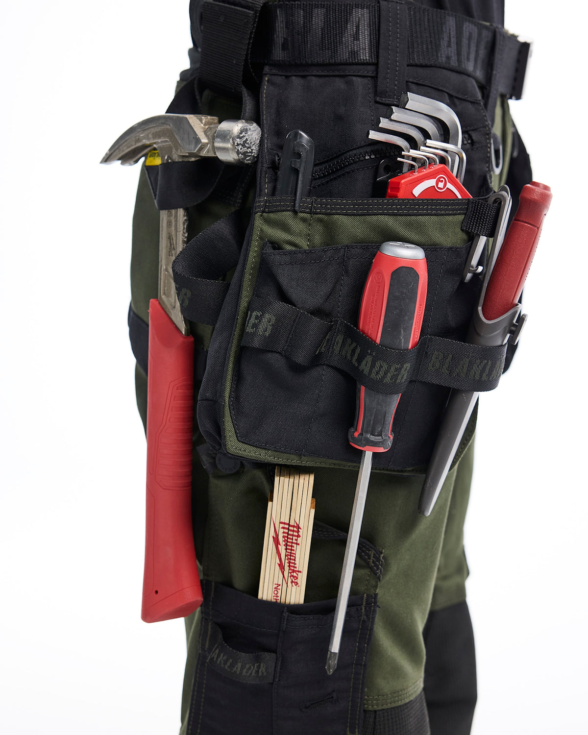 Blåkläder Damen Stretch 7170 Arbeitshose – waldgrün/schwarz