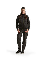 Blåkläder Damen 7195 Stretch Servicehose – schwarz/gelb