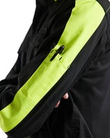Blåkläder 4444 Industrie Stretch Bundjacke – schwarz/gelb